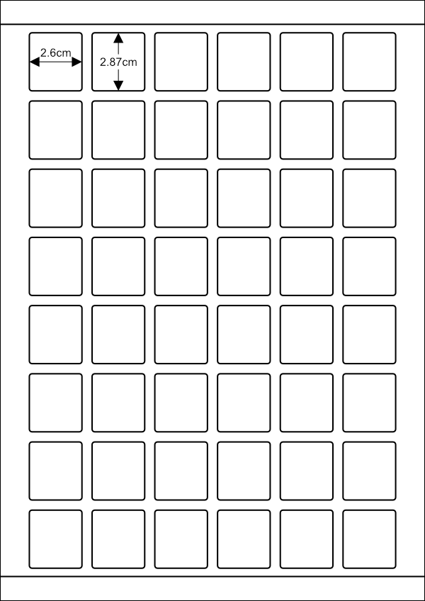 청구기호 라벨용지P-48칸