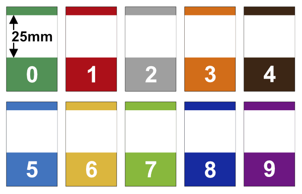 색띠라벨 C3050208