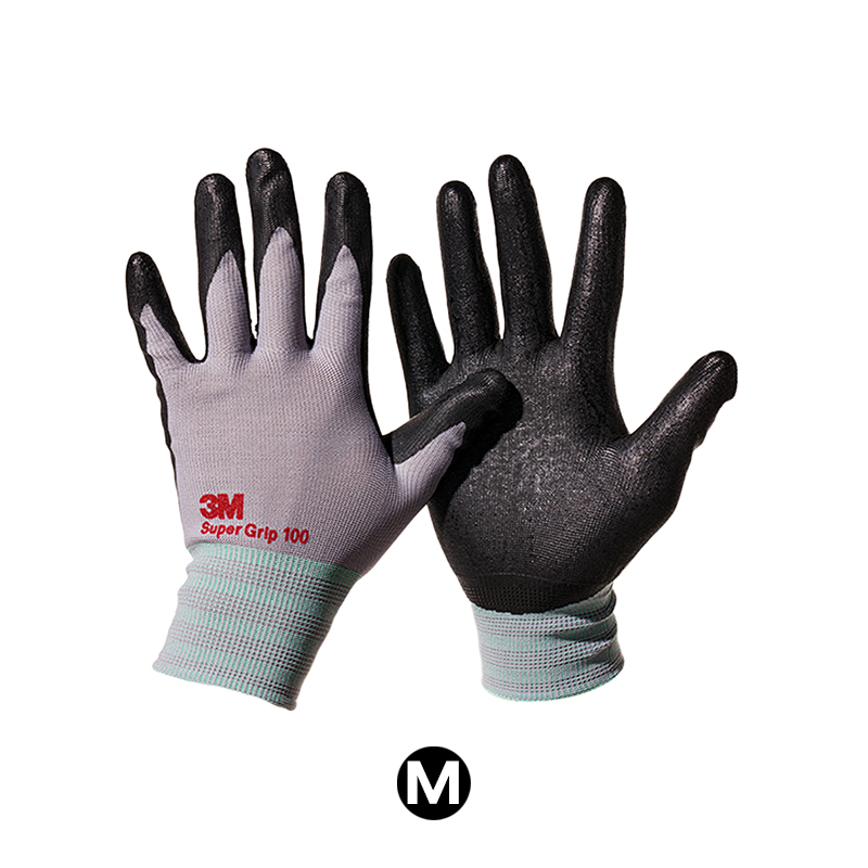 3M 슈퍼그립 100 회색 (S , M , L)
