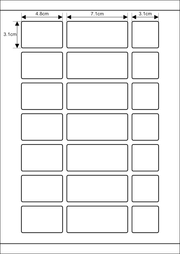 DLS 3단 라벨용지P
